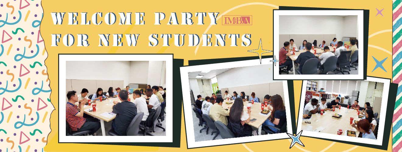 Welcome party for new students